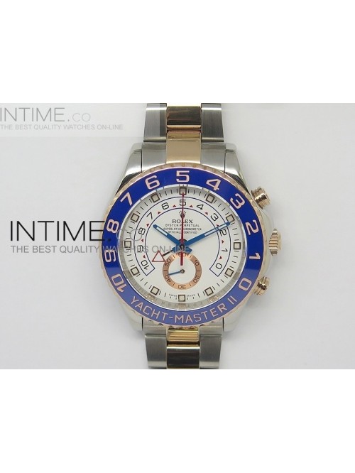 2014 YachtMaster II SS/RG White Dial on SS/RG Brac...