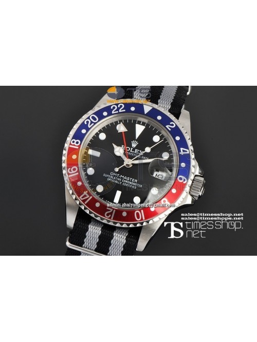 RO7481 -  Vintage GMT-Master Black Dial SS/NY