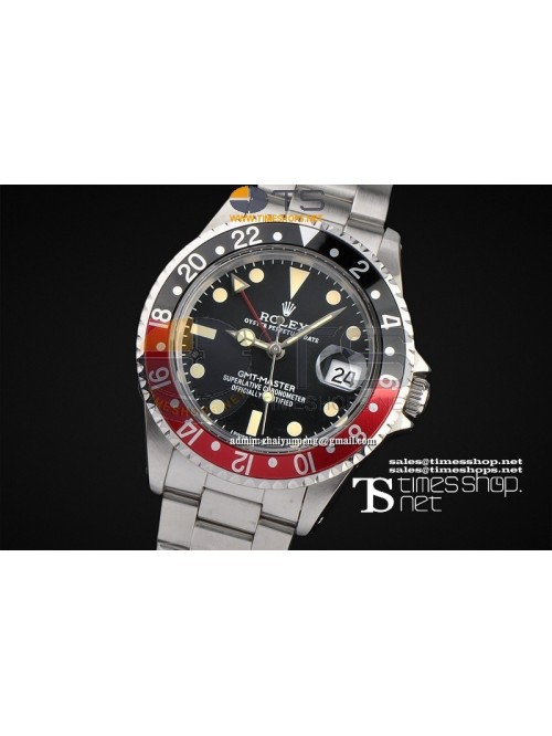 RO7461 -  Vintage GMT-Master Black Dial SS/SS