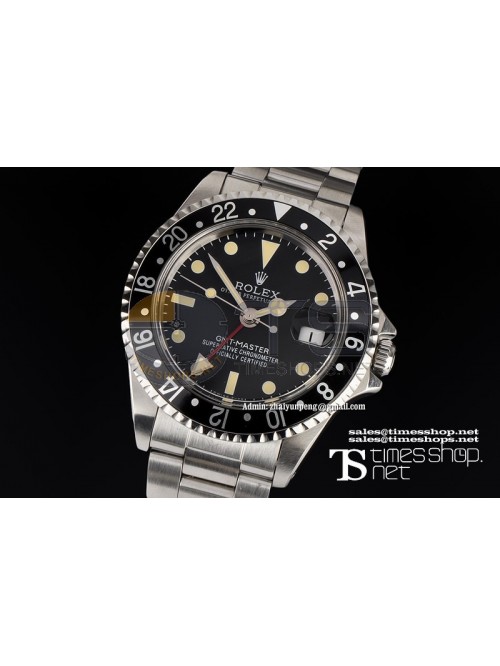 RO5350 -  Vintage GMT Black Dial SS/SS