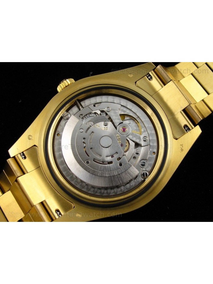 Day-Date II Yellow Gold Gold Roman Dial A3156 Best Edition